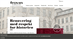 Desktop Screenshot of frovin.dk